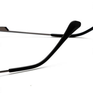 Monture de lunettes rectangulaire grise à monture complète 70008 anti-UV unisexe adulte design rétro - Product Image 5