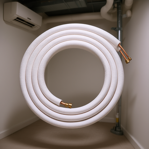 Juego de Tuberías de Cobre para Mini Split de 16 Pies (1/4 y 3/8) con Aislamiento de Triple Capa para HVAC y Aire Acondicionado, Uso Doméstico - Product Image 2
