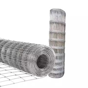 Strengthened anti-rust galvanized steel <b>wire</b> <b>mesh</b> cattle and sheep pen fencing net for livestock and poultry breeding enclosure - Product Image 1