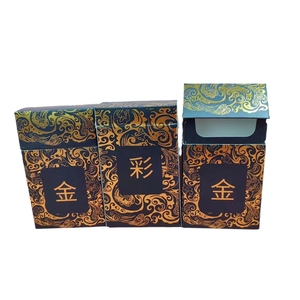 Fabricant de boîtes d'emballage de cigarettes personnalisées en carton blanc, or, argent, estampage <span class=keywords><strong>à</strong></span> chaud <span class=keywords><strong>à</strong></span> chaud - Product Image 2