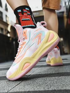 Zapatillas de Baloncesto para Hombre 2026, Parte Superior de Malla, Suela de Goma, Diseño de Caña Alta, Antideslizantes, para Adolescentes y Estudiantes - Product Image 6