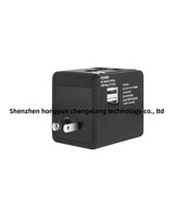 Pabrik Global langsung Multifungsi pengisi daya konverter USB soket adaptor nirkabel Universal pengisi daya perjalanan