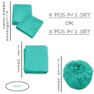 Hot Sale 4-Piece Super Soft <b>Microfiber</b> King Size <b>Duvet</b> <b>Cover</b> Solid Pattern OEKO-TEX Certified 1800TC Anti-Static Polyester - Product Image 6