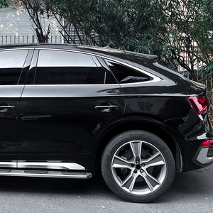 Audi Q5 FY Coupe 2018-2024 Rear Quarter Window Louver Carbon Fiber Texture ABS Adhesive <b>Car</b> <b>Decal</b> Exterior Decoration - Product Image 2