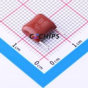 Condensador de película de polipropileno (CBB) B23B102KJ138095080040EOJ, componente de montaje en orificio (THT), P=7.5mm 1nF 10% 1.25kV - Product Image 1