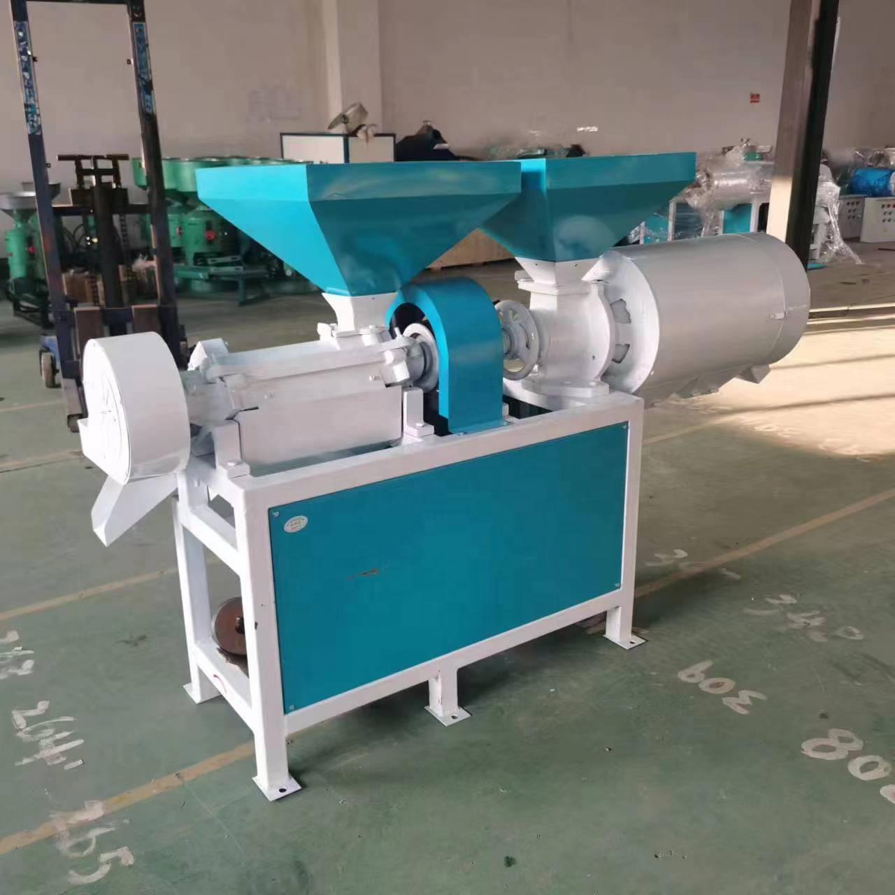Wheat Rice Corn Huller and Milling Machines Maize Grits