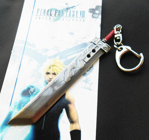 Llavero con colgante de arma, juego genial, Final fantasy <span class=keywords><strong>Cloud</strong></span> <span class=keywords><strong>Strife</strong></span>, venta al por mayor - Product Image 5