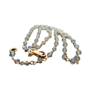 สร้อยคอโซ่ลูกปัดอัญมณีความอยากอาหาร18" - Product Image 1