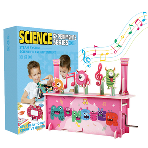 小さなメーカーDIY木製オルゴール教育技術玩具手作り科学実験発明パズル教育ツールKT - Product Image 1