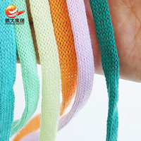 Chine fabricant tricot à la main crochet 100m rouleau 6mm 100% polyester fil plat