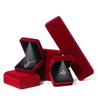 Scatola per Gioielli in Velluto con Luce LED Personalizzabile, Confezione per Anelli, Collane, Ciondoli e Bracciali per Branding, Vendita all'Ingrosso