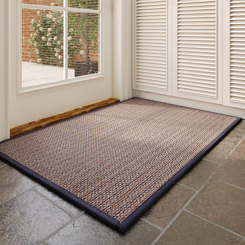 เสื่อถักยาง - สีเทาดาว