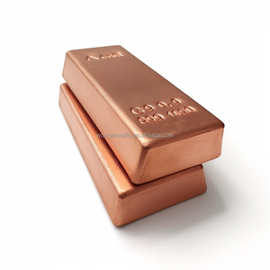 WD 사용자 정의 하나 발견. 999 미세 사다리꼴 빗변 경사 가장자리 금속 Cu 레드 구리 청동 주괴 금괴 바 - Product Image 2