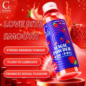 CokeLife 45g Lubricante en Polvo Sabor Fresa, Productos Sexuales de Marca Privada, Gel Lubricante para Mujeres - Product Image 1