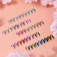 Deroi – Kit de 45 Gels Ongles Multicolores Effet Œil de Chat Clair de Lune – Vente Flash – Tendance – Sans HEMA, Sans TPO, Non Toxique – Gel UV en Gros