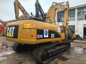 Excavadora de cadenas usada Cat 324D de 24 toneladas con martillo hidráulico y cabina con aire acondicionado para minería y demolición de hormigón - Product Image 5