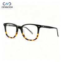 Lunettes de vue rectangulaires vintage SRA194 en acétate, monture optique pleine, style rétro unisexe pour usage quotidien et sur ordinateur, pour hommes et femmes
