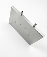 Plaque froide liquide de haute précision usinée sur mesure par CNC, en aluminium et acier inoxydable, pour système de refroidissement d'eau de batterie EV, OEM ODM
