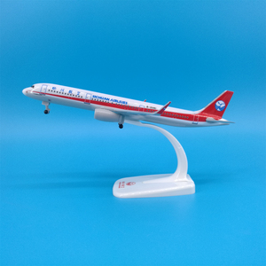 Modelo de Avión Airbus <span class=keywords><strong>A321</strong></span> de China Sichuan Airlines de 20 cm, Escala 1/200, de Aleación Fundida a Presión y Resina, Decoración de Escritorio con Ruedas y Soporte de Exhibición - Product Image 1