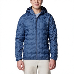 Men's Lightweight Windproof Casual <b>Packable</b> Puffer <b>Jacket</b> Waterproof Winter Hooded Quilted Storage Pouch Custom <b>Packable</b> - Product Image 1