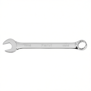 Llave combinada Fervi 11/16 pulgadas cromada con acabado pulido espejo - Product Image 2