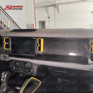 Console centrale en fibre de carbone sèche pour Ford Bronco 2021-2023 - Product Image 3