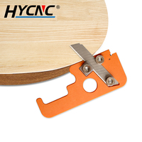 Hycnc High 0.2kg Outil de chanfreinage manuel double usage pour le travail du bois, pour chanfreinage arrondi et à angle droit, pour panneaux PVC et meubles