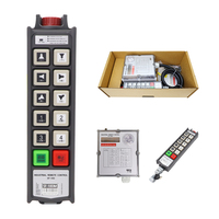 Remote Nirkabel Industri SF-10DM Key-Lock 10-Tombol Kecepatan Ganda IP66 untuk Overhead Crane Hoist