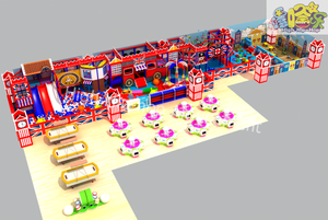 British Style Indoor Playground Equipment Fashion Kids Slides <strong>Uk</strong> Theme Bristh Theme Indoor Playground - Product Image 2