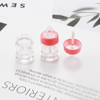 Nouveau mignon mini tube de brillant à lèvres tendance de la mode sucette bouteille de brillant à lèvres peut être logo personnalisé