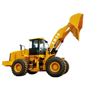 Everun CE/EPA ER60 6t Compact Bucket Diesel Small Articulated Cheap Multifunction Mini Wheel Loader Manufacturer From China