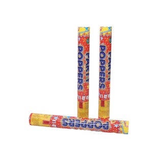 OEM نوع زر الضغط الملونة المستطيل الأنسجة أنبوب حلويات الاحتفال حزب مدفع بوبر - Product Image 2
