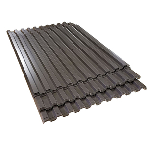 빠른 배송 RAL 9005 블랙 PPGI 루핑 시트 0.3-1.2mm PVDF 코팅 25μm 현대 창고 20 년 퇴색 방지 - Product Image 2