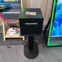 Nouvelle conception, montage facile, coque de boîte à lumière, écran tactile LCD 15,6 pouces, machine photomaton pour mariage et fête, appareil photo reflex numérique instantané