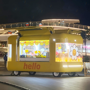 Chariot de nourriture de rue rétro multifonctionnel, kiosque mobile pour en-cas, Nasi Lemak, Char Kway Teow, Roti Canai, Satay, Foodtrailer, bonbons - Product Image 6