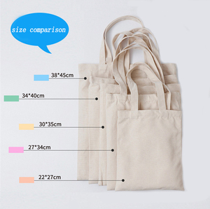 Sacs de shopping personnalisés en gros, MOQ faible, sacs en <span class=keywords><strong>toile</strong></span> de coton biologique bon marché avec logo imprimé personnalisé - Product Image 1