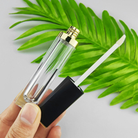 Emballage de brillant à lèvres transparent carré cosmétique personnalisé 5ml 6ml 9ml Tube de brillant à lèvres vide conteneur de rouge à lèvres liquide en plastique de haute qualité
