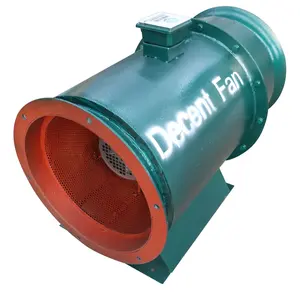 Ventilador de tubo de escape Axial, para transporte subterráneo y ventilación de riel