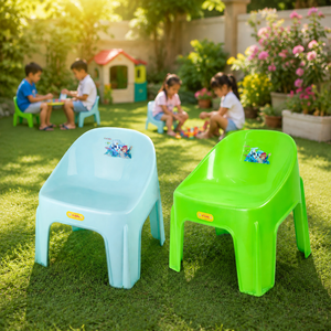 Modern Eco-Friendly Multi Color PP Plastic Baby Toddler <b>Chair</b> Foldable <b>Stackable</b> Portable L Shape Safety Seat <b>Dining</b> - Product Image 6