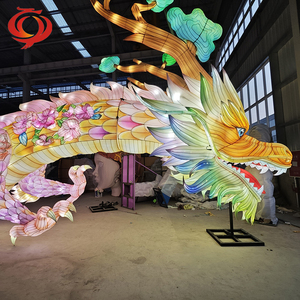 Zigong Factory suministra linternas de animales LED de seda china para graduación Diwali Ramadan-luces de Embellecimiento de carretera impermeables - Product Image 1