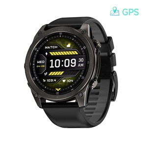 นาฬิกาสมาร์ทวอทช์ T8 Pro GPS สำหรับผู้ชาย ออกกำลังกายกลางแจ้ง หน้าจอ AMOLED 1.43 นิ้ว รองรับการโทรผ่านบลูทูธ กันน้ำ 5ATM รองรับโหมดกีฬามากกว่า 100 โหมด วัดอัตราการเต้นของหัวใจ ตรวจจับการนอนหลับ - Product Image 1
