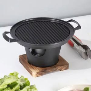 Mini réchaud japonais à alcool pour une personne, barbecue sans fumée pour la maison, plaque de cuisson extérieure, four à rôtir, outils de cuisson de viande - Product Image 4