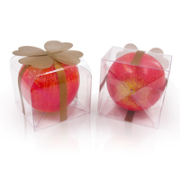 Cajas Para Pastel De plasico – boîtes à dragées transparentes pour cupcakes, pommes, coffrets cadeaux De mariage transparents en plastique Transparent, boîtes à cubes