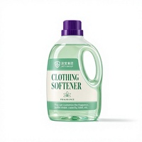 Lessive liquide assouplissante pour vêtements en verre violet menthe avec poignée, parfum longue durée, fraîcheur, produits de nettoyage