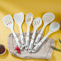 Cuillère à dents en silicone de qualité alimentaire, antiadhésive, pour la cuisson et le service, ustensiles de cuisine