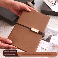 Ensemble cadeau de carnet en cuir avec logo personnalisé, carnet de notes professionnel avec stylo, OEM ODM pris en charge, cadeau d'entreprise, vente en gros