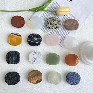 Accesorios de moda para teléfono móvil Soporte para teléfono móvil de mármol real Soporte Pulsera de piedra Correa para teléfono móvil - Product Image 3