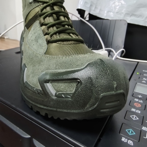 TSB08 Olive Green Suede <b>Boots</b> <b>Hiking</b> <b>Boots</b> Dark Green Tactical <b>Boots</b> - Product Image 2