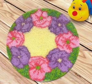 Kit de alfombra con gancho de sujeción y base antideslizante, bajo MOQ, para bordado hecho a mano, tapete de suelo, manualidades DIY para decoración del hogar - Product Image 5