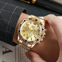 Montres Homme de Marque de Luxe pour la Mode Masculine, Montre-Bracelet Simple et de Haute Qualité, en Acier Inoxydable, Affaires, Sport, pour Homme